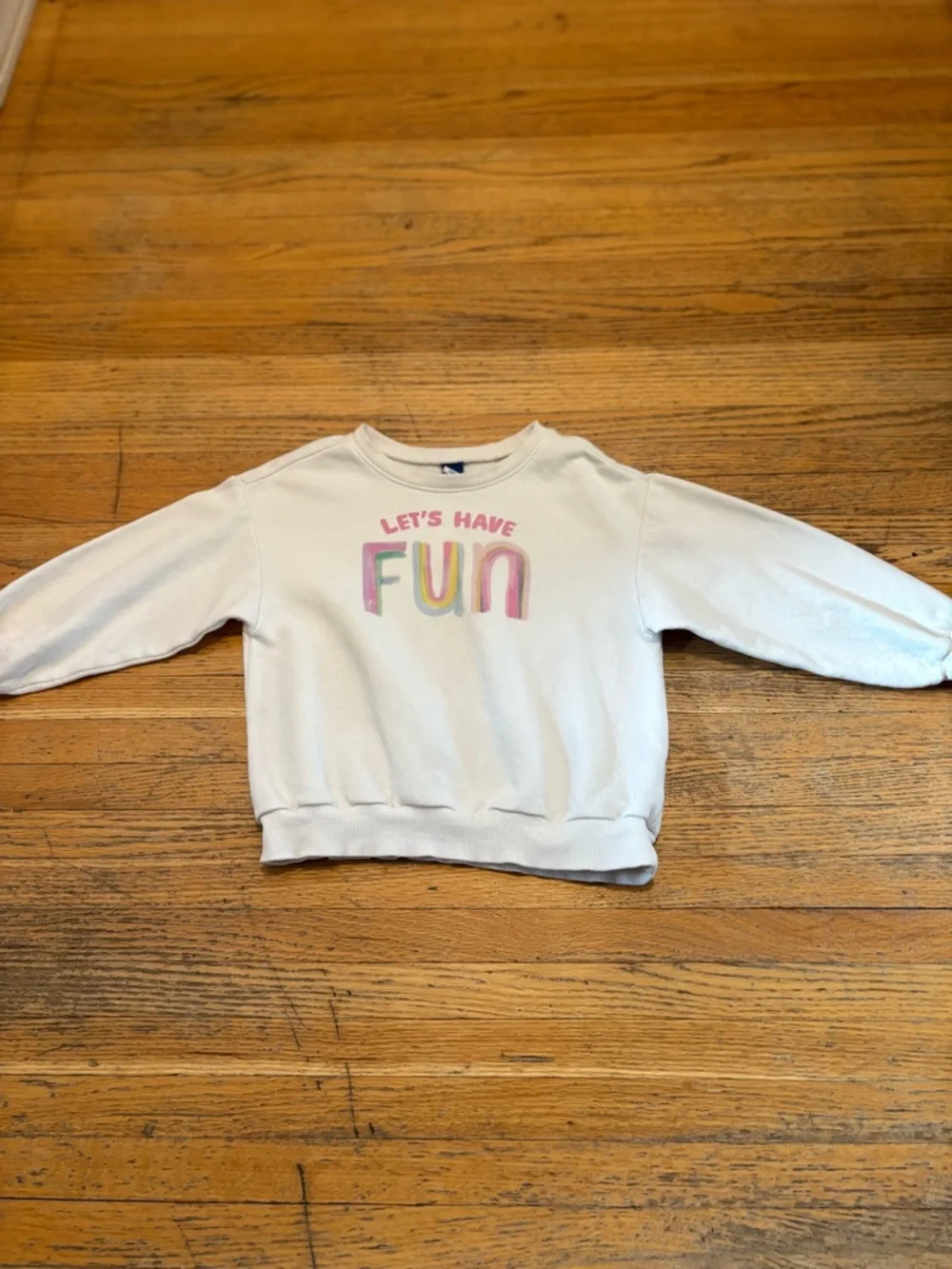 Old Navy 'Let's Have Fun' Sweatshirt & Lavender Tulle Skirt Set